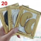 Collagen Crystal GOLD BLACK MUD Eye Mask Deep Moisture Anti wrinkle bags patches 3x 20