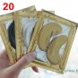 Collagen Crystal GOLD BLACK MUD Eye Mask Deep Moisture Anti wrinkle bags patches 3x 20