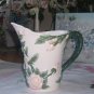 Chic Pink Rose Pitcher Vase Vintage Porcelain Ceramic Not 2 Shabby
