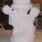 Chic Cherub Urn Vase Shabby Pink & White Vintage Ceramic