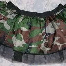 Tutu Skirt Fancy Army camouflage dance club disco punk