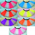 neon tutu skirt rave punk cyber hen party dance fancy costume dress red white hot pink yellow blue