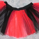 Christmas Xmas RED Black Striped TUTU SKIRT Gothic Punk Cyber Rave SALE
