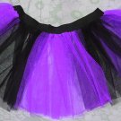 Christmas Purple Black Stripe TUTU SKIRT Punk Cyber Rave Gothic Goth EMO