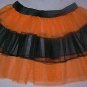 ORANGE TUTU SKIRT PETTICOAT DANCE RAVE CYBER NEON UV FL