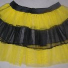 YELLOW TUTU SKIRT PETTICOAT DANCE RAVE CYBER BUMBLE BEE