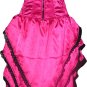 Hot Pink Corset Celebrity evening Cocktail Party Dress Dance Bustle Designer