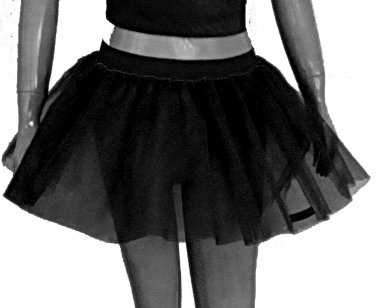 Black Tutu Skirt Petticoat Multi Layers Non Neon Fancy Costumes Dress Dance Party Free Shipping