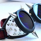Cyber Goth Goggles 6 Spikes CyberPunk   -6