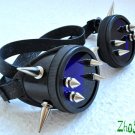 Cyber Goth Goggles Glasses 12 Spikes CyberPunk Industrial Noise Dark Wave Dizelpunk  7