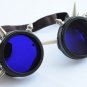 Cyber Goth Goggles Glasses 20 Spikes Punk Industrial Noise Dark Wave Steampunk  21