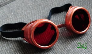 Steampunk Cyber Goggles Glasses Cosplay Anime Larp 209