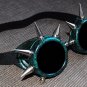 Cyber Goth Goggles Glasses Spikes CyberPunk Industrial Dark Wave Sheen