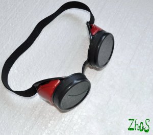 Steampunk Cyber Goggles Glasses Cosplay Anime Larp Rave