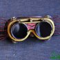 Steampunk Goggles Glasses Cyber post Apocalypse mad professor Gear wheels watch
