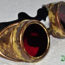 Steampunk Cyber Goggles Glasses Cosplay Anime Larp Rave 250kr