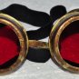 Steampunk Cyber Goggles Glasses Cosplay Anime Larp Rave 250kr