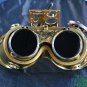 Steampunk Goggles Glasses Cyber post Apocalypse mad professor Gear wheels watch