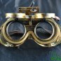 Steampunk Goggles Glasses Cyber post Apocalypse mad professor Gear wheels watch
