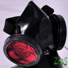 Cyber Gothic Mask Respirator Gas Mask Goth Biohazard Fetish Dub Larp COSPLAY