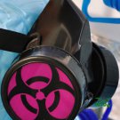 Blacks Pvh Modified Respirator Gas Mask Goth Biohazard Fetish PUNK Rave COSPLAY