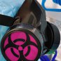 Blacks Pvh Modified Respirator Gas Mask Goth Biohazard Fetish PUNK Rave COSPLAY
