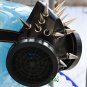 Black Cyber Gothic Mask Respirator Gas Mask Goth Spikes Fetish INDUSTRY Cosplay