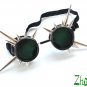 Cyber Goggles Blacks Goth Gothic Glasses Spikes Cosplay LARP Punk Burning Man