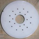 Antique White Round Butter Dish Insert RARE!