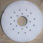 Antique White Round Butter Dish Insert RARE!