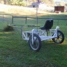 Custom Built 1 Horse Cart w/Harness Solid Construction