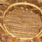 Antique Handmade 12" Primitive Basket Made w/Pinecones!