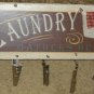 Wooden Sign Laundry Gathers Here w/Clothespins 15x6