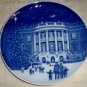 LE C1987 Bing &Grondahl Christmas Blue & White Plate