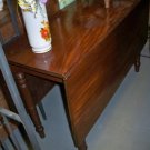 Early Antique C1850 Drop Leaf Walnut Table