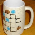 Vintage Art Deco Pottery Mug w/Super Style