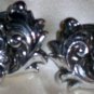 Antique Fabulous Art Nouveau 1 1/4" Earrings