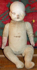 C1930 Horsman Composition Fixer Doll 11" Dress