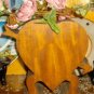 Antique Primitive Handmade Wooden Heart Bank NR