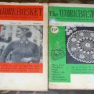 9 Vintage Work Basket Magazines, 1955 Crafts Etc