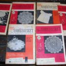 6 Vintage Work Basket Magazines, 1956 Crafts Etc