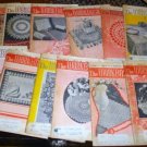 12 Vintage Work Basket Magazines, 1961 Crafts Etc