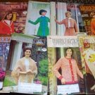 9 Vintage Work Basket Magazines, 1973 Crafts Etc