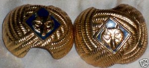 2 Vintage Boy Scout Neckerchief Holders