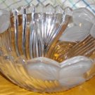 Vintage Fancy Crystal German Glass Nappy or Bowl