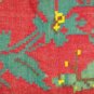 Antique RARE C1850 Wool Handmade Pillow 28" x 14"
