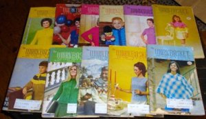 11 Vintage Work Basket Magazines, 1969 Crafts Etc