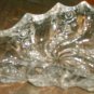 9" Victorian Pattern Glass Nappy, Unusual Shape NR