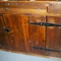 Antique C1850 Primitive Pine Cupboard w/Doors