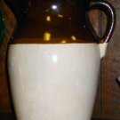 C1890 Batter or Pancake Pottery Jug 16"